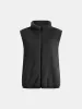 Full Size Fuzzy Zip Up Vest Coat with Pockets sold by Charming Charlie