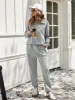 Half Zip Long Sleeve Top and Pants Set sold by Charming Charlie