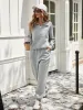 Half Zip Long Sleeve Top and Pants Set sold by Charming Charlie