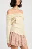 MIXED MEDIA OFF SHOULDER MINI DRESS sold by Charming Charlie