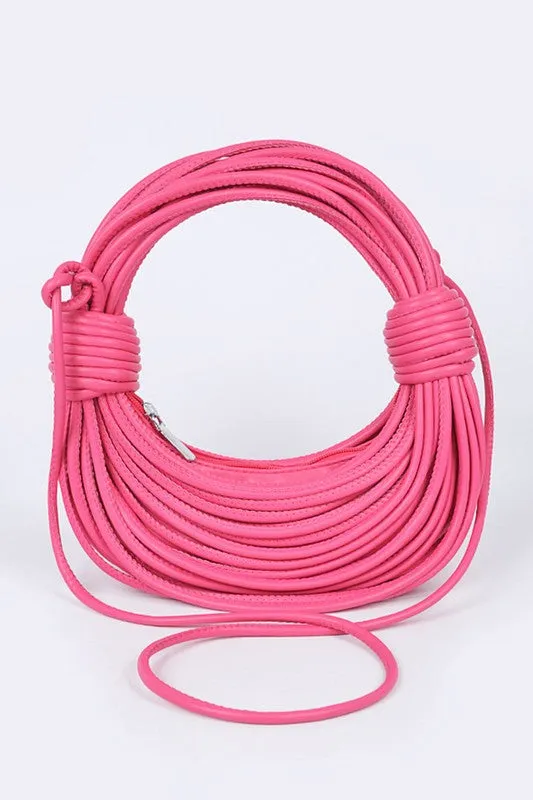 Metallic Layer Roping Top Handle Bag sold by Charming Charlie product image thumbnail 5