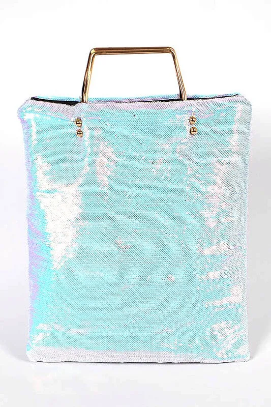 Convertible Sequins Folding Clutch sold by Charming Charlie product image thumbnail 4