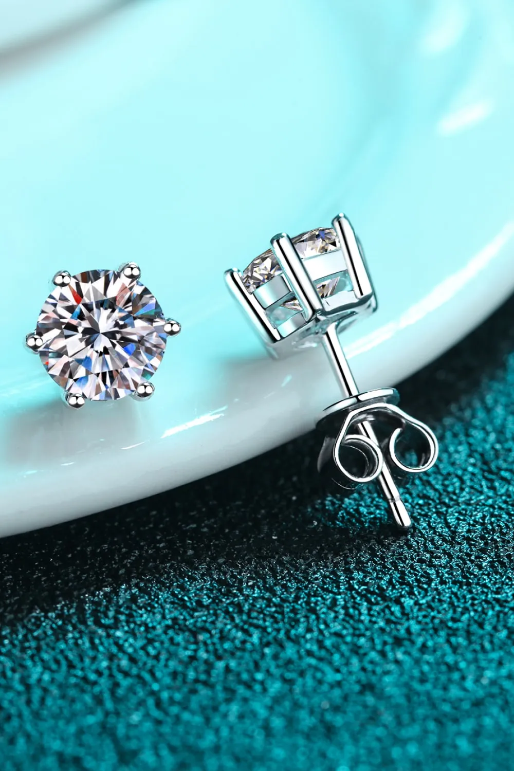 Endless Cheer Moissanite Stud Earrings sold by Charming Charlie product image thumbnail 2