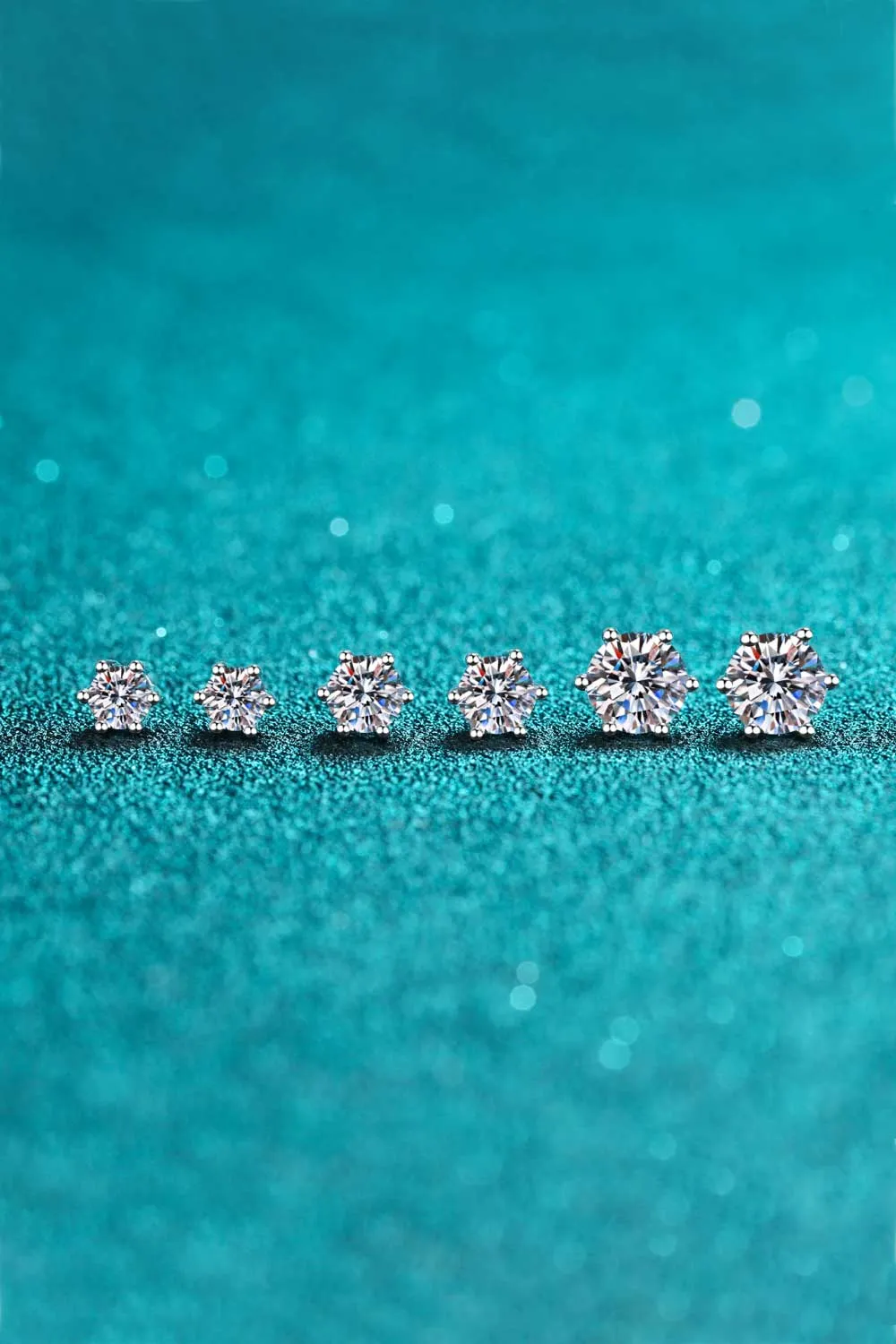 Endless Cheer Moissanite Stud Earrings sold by Charming Charlie product image thumbnail 3