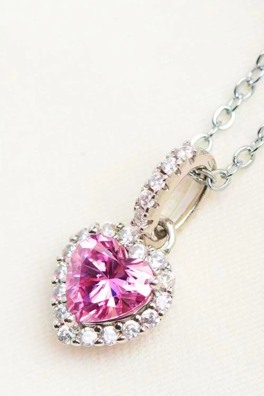 1 Carat Moissanite Heart Pendant Necklace sold by Charming Charlie product image thumbnail 2