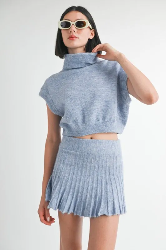 TURTLE NECK CAP SLEEVE TOP sold by Charming Charlie