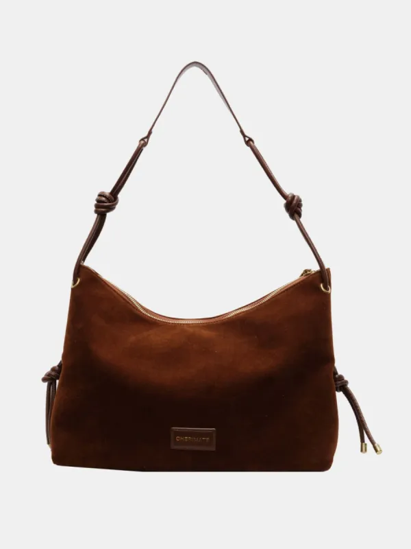 Suede Large Shoulder Bag sold by Charming Charlie