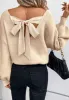 Tied Back V-Neck Long Sleeve Sweater sold by Charming Charlie