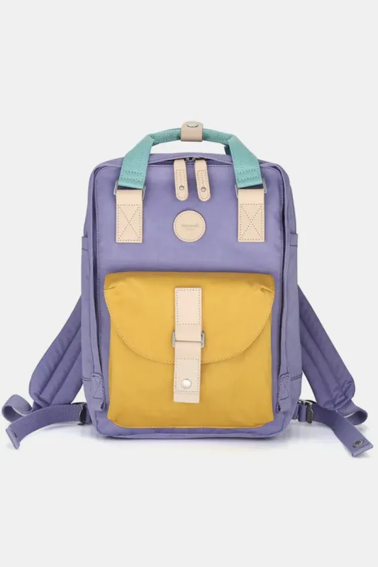 Himawari Contrast Waterproof Canvas Backpack Bag with Round Label sold by Charming Charlie