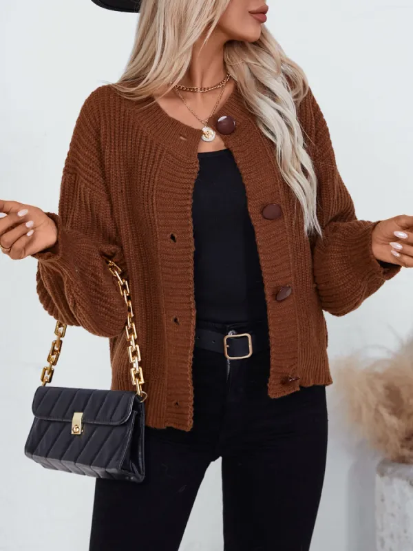 Button Down Long Sleeve Cardigan sold by Charming Charlie