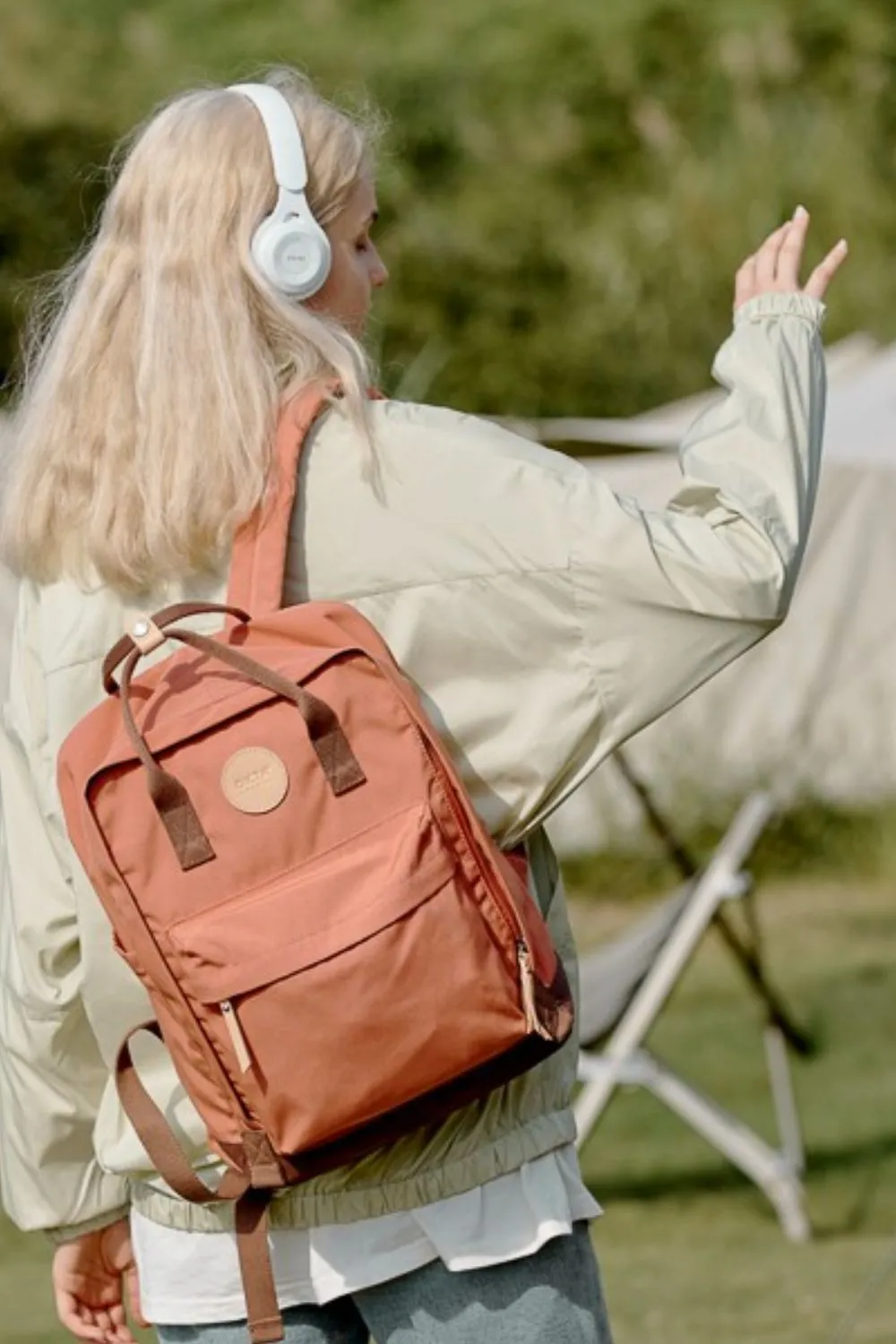 Himawari Waterproof Canvas Backpack Bag with Side Pockets sold by Charming Charlie