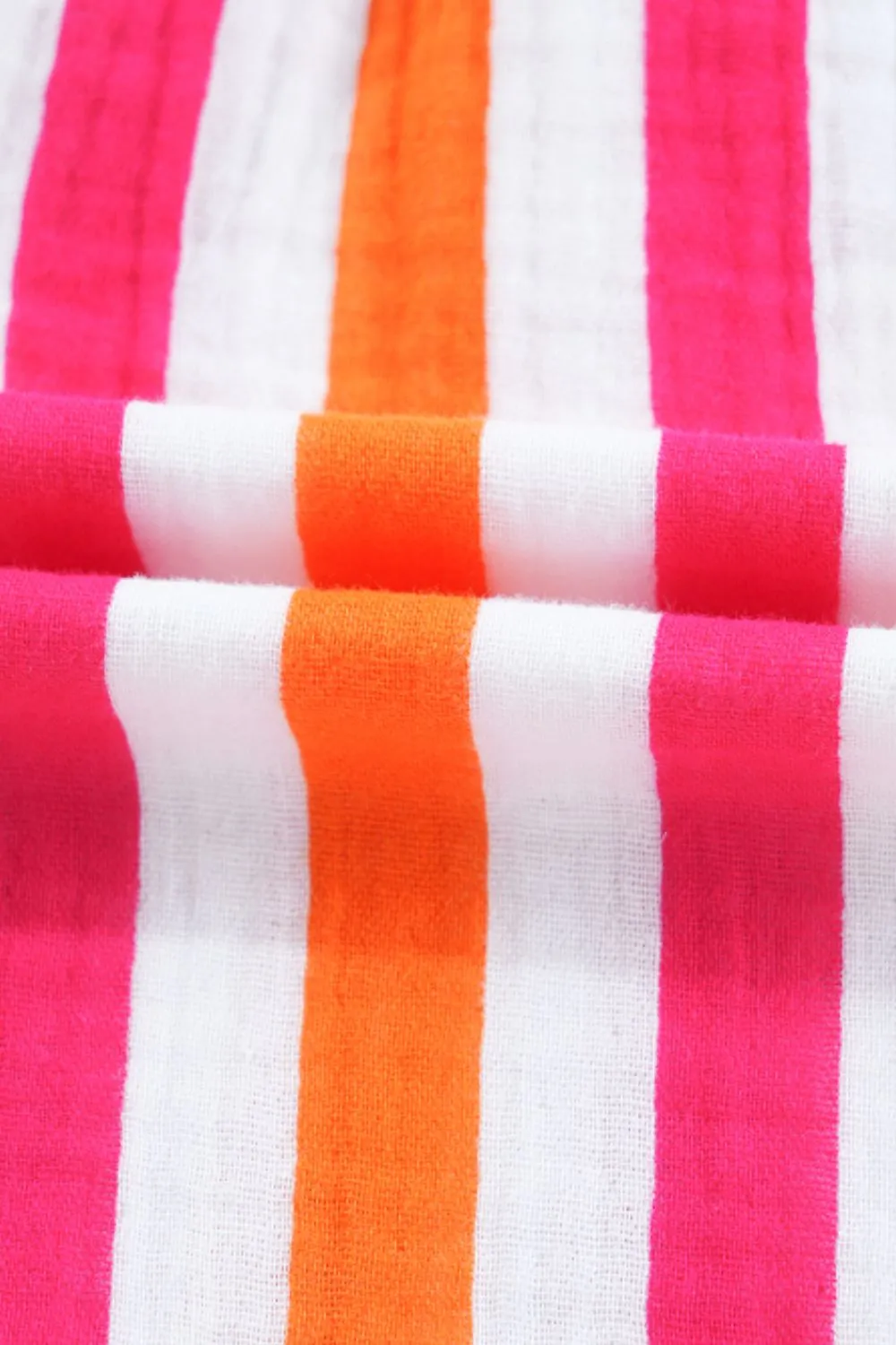 Striped Notched Flounce Sleeve Blouse sold by Charming Charlie product image thumbnail 5