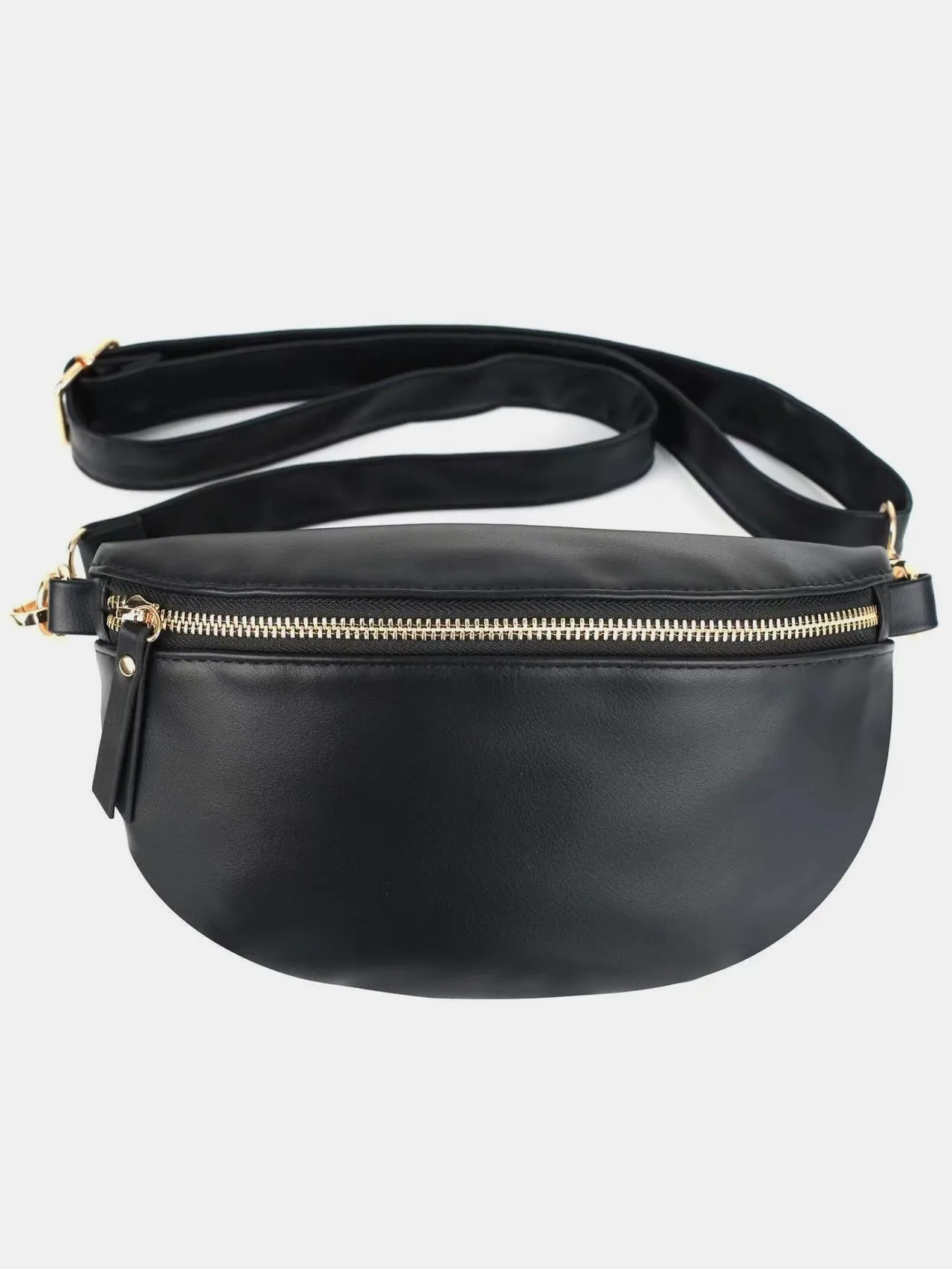 PU Leather Adjustable Strap Crossbody Bag sold by Charming Charlie