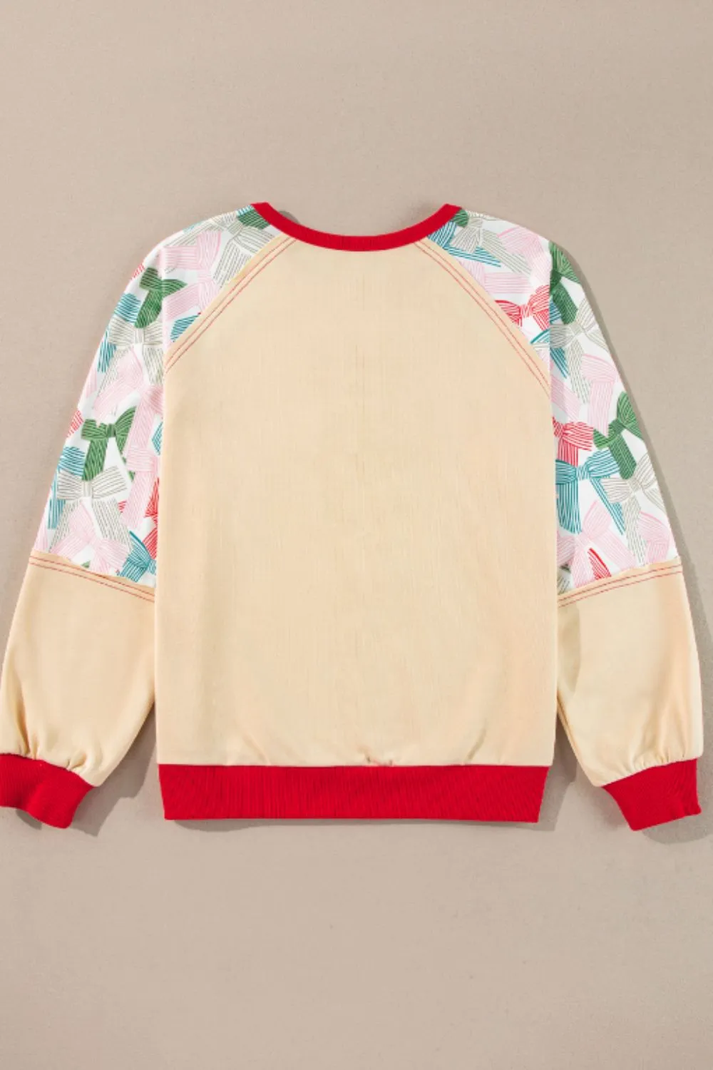 Printed Round Neck Long Sleeve Sweatshirt sold by Charming Charlie product image thumbnail 3