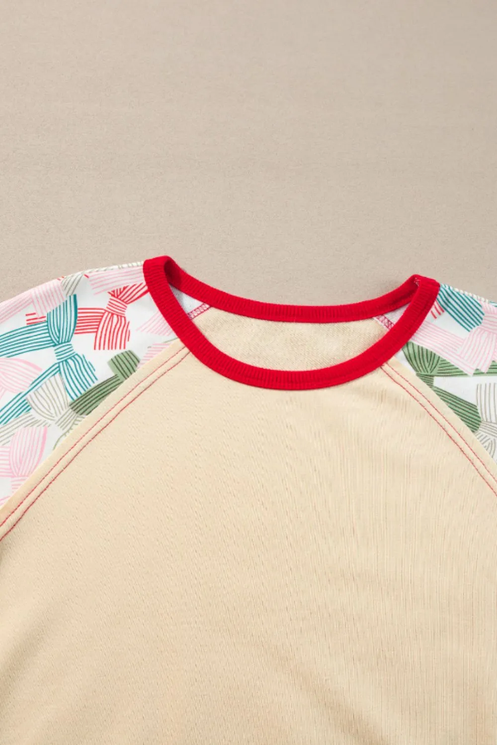 Printed Round Neck Long Sleeve Sweatshirt sold by Charming Charlie product image thumbnail 4