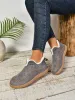 Faux Fur Round Toe Flat Sneakers sold by Charming Charlie