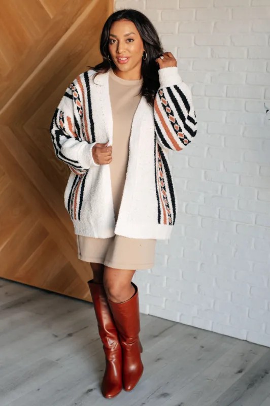 Holding On Aztec Print Cardigan sold by Charming Charlie