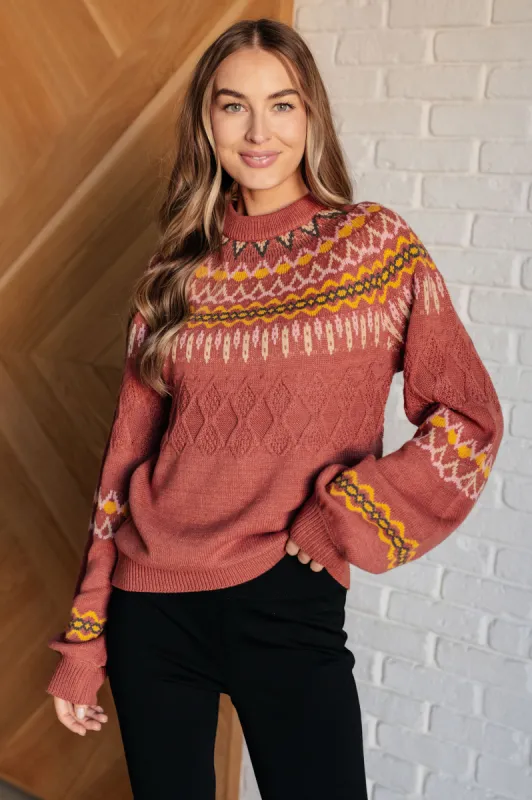 Cozy Chalet Fair Isle Sweater sold by Charming Charlie