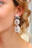 Snowman Beaded & Rhinestone Dangle Earrings sold by Charming Charlie