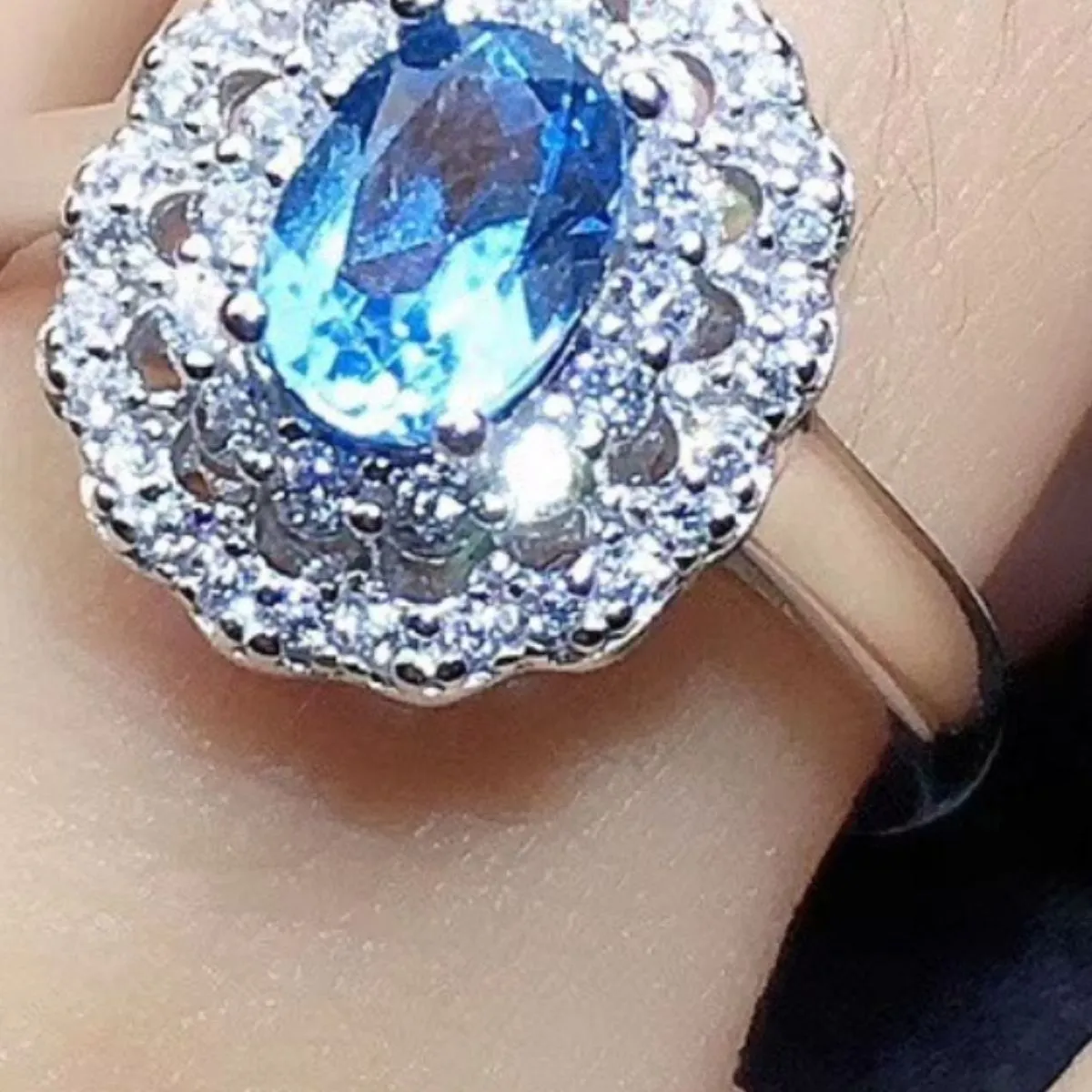 Silver-Plated Zircon Ring sold by Charming Charlie product image thumbnail 3