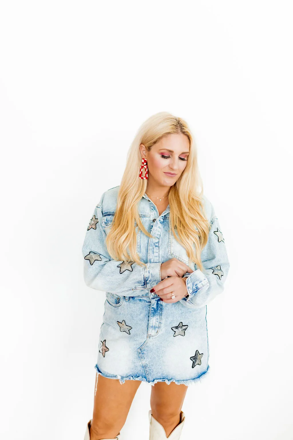 Kennedy - Red Checkered sold by Charming Charlie product image thumbnail 4