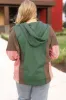 Breen Plus Size Colorblock Patchwork V Neck Hoodie sold by Charming Charlie