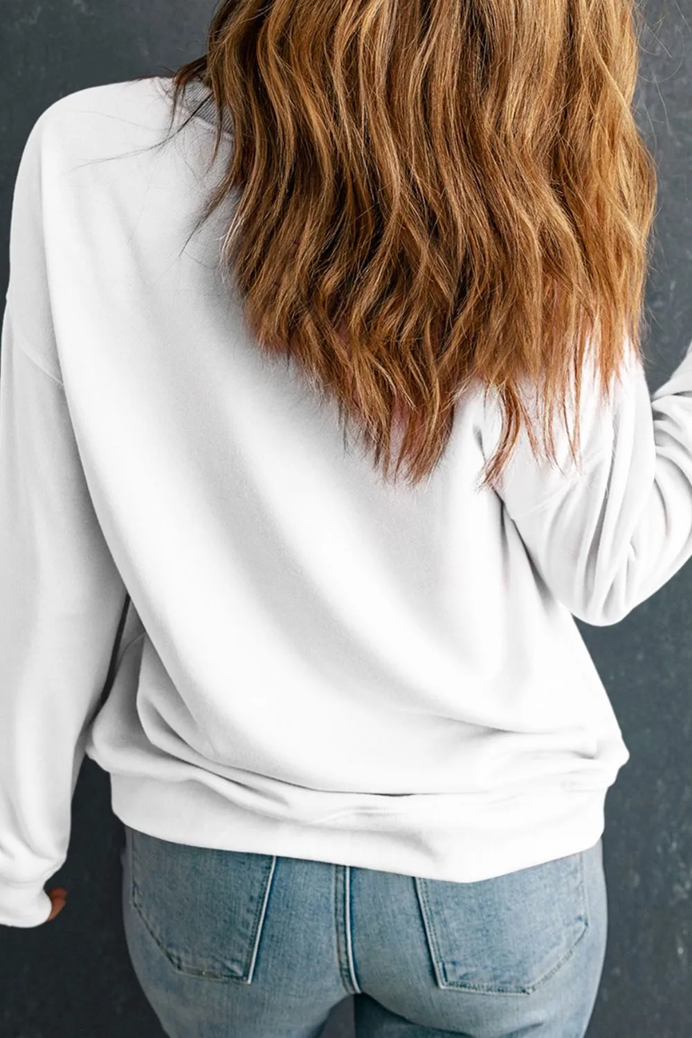 Graphic Round Neck Long Sleeve Sweatshirt sold by Charming Charlie product image thumbnail 3