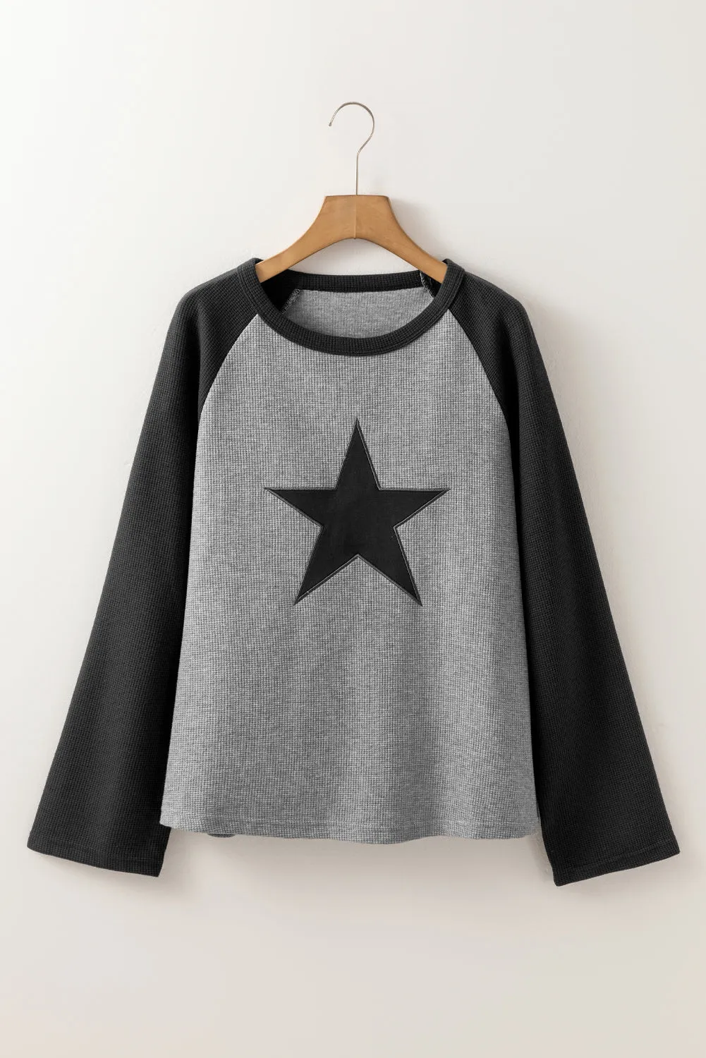 Star Round Neck Raglan Sleeve Top sold by Charming Charlie product image thumbnail 4