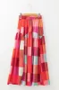 Color Block Elastic Waist Maxi Skirt sold by Charming Charlie