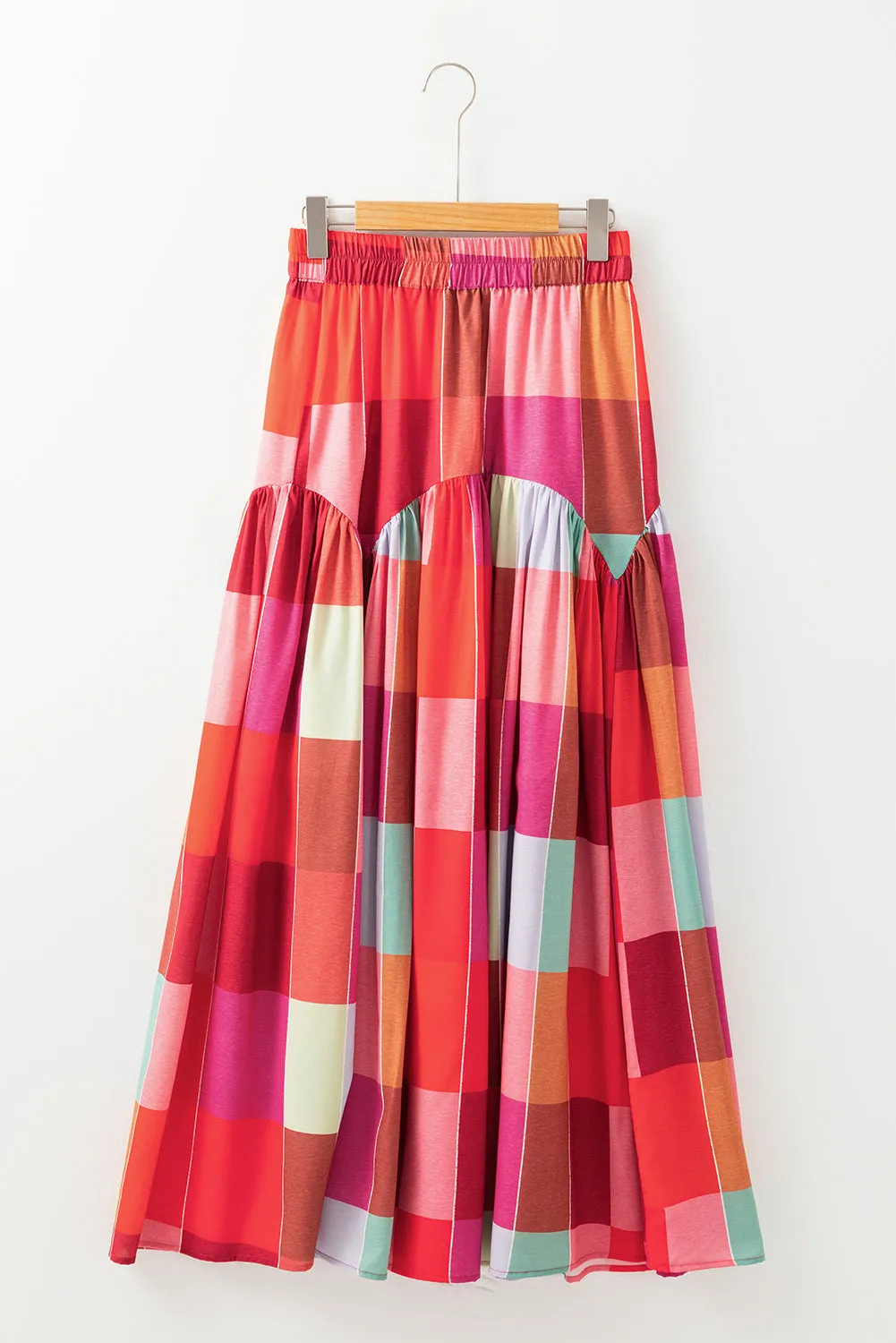 Color Block Elastic Waist Maxi Skirt sold by Charming Charlie product image thumbnail 5