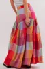 Color Block Elastic Waist Maxi Skirt sold by Charming Charlie