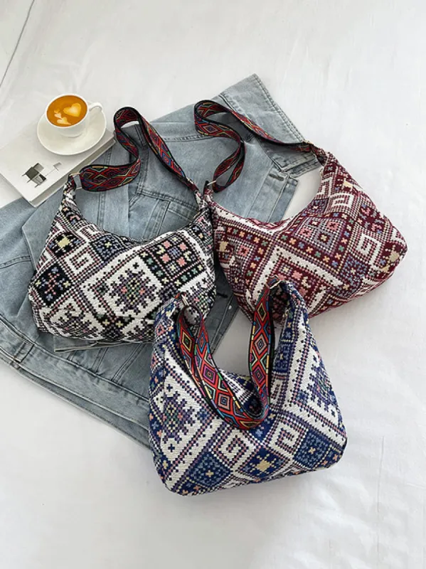 Geometric Adjustable Strap Crossbody Bag sold by Charming Charlie