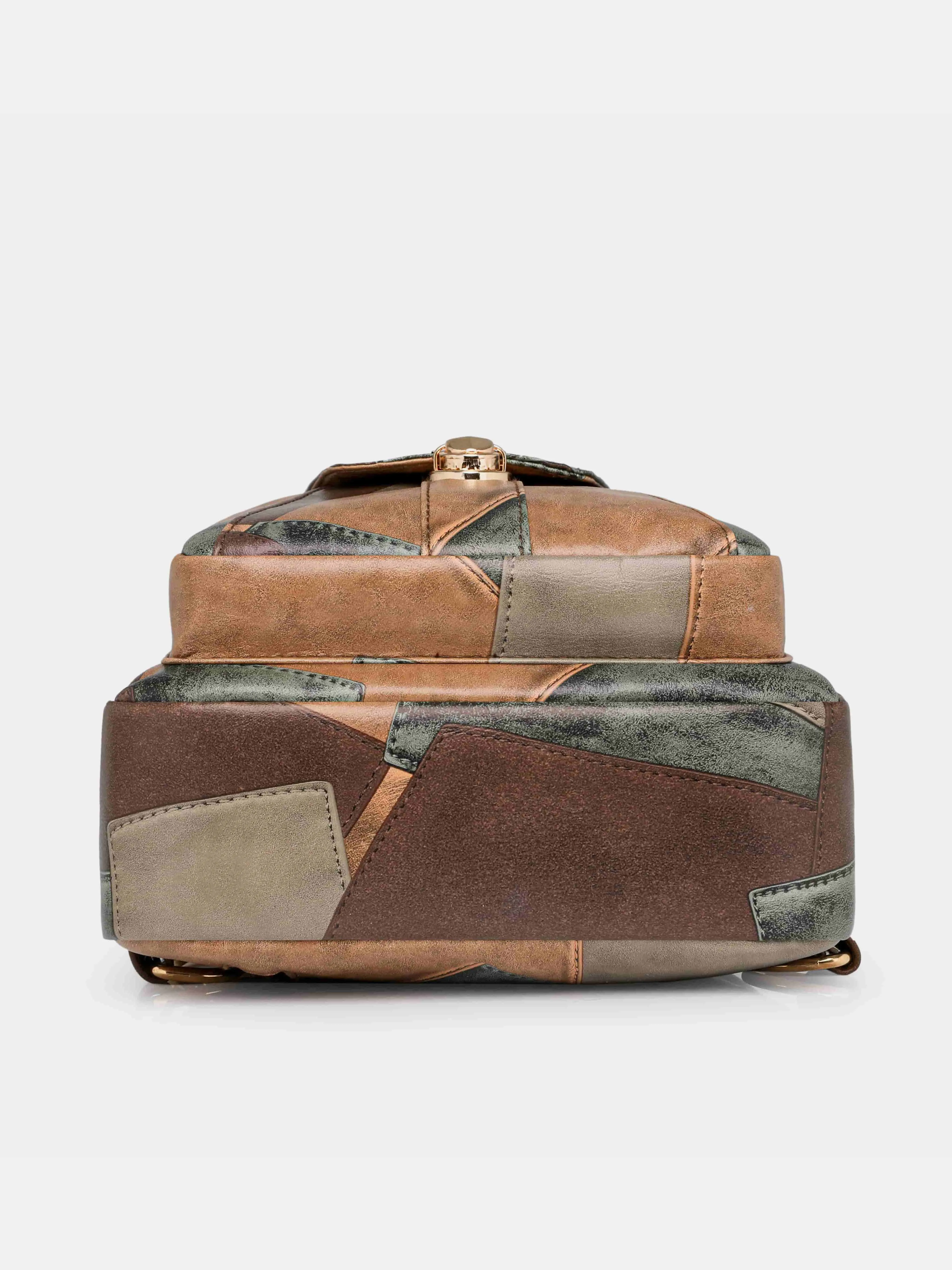 PU Leather Color Block Crossbody Bag sold by Charming Charlie product image thumbnail 2