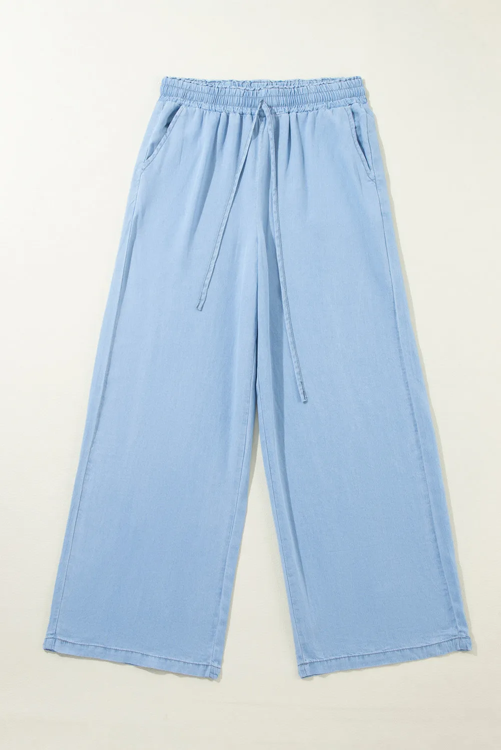 Drawstring Wide Leg Jeans sold by Charming Charlie product image thumbnail 4
