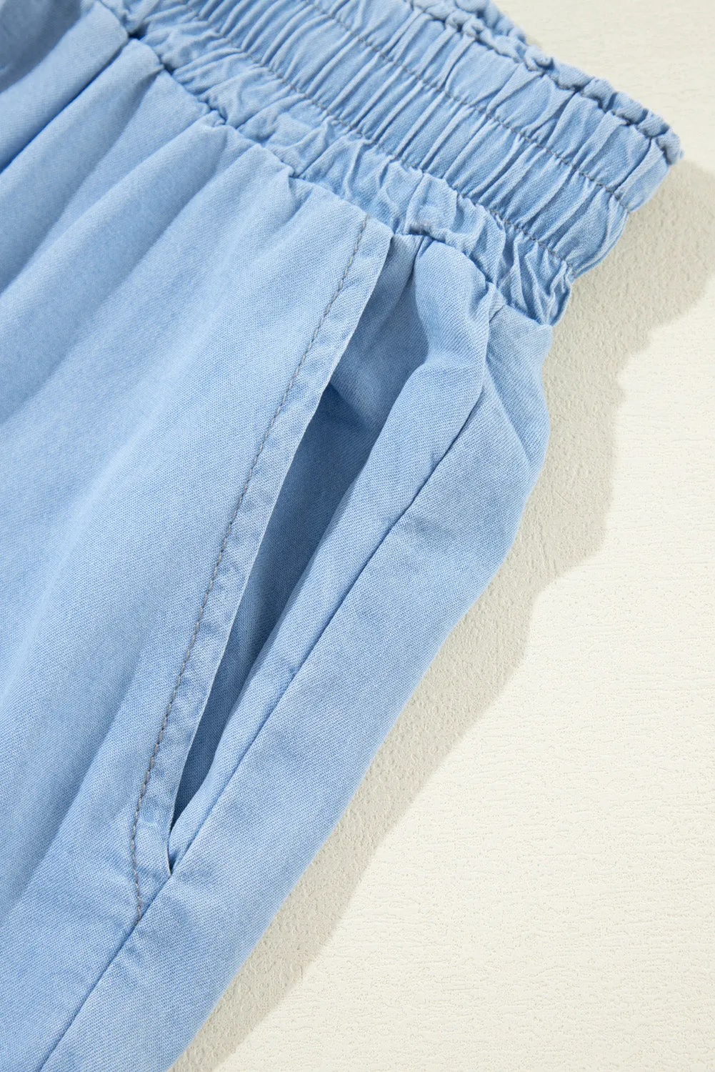 Drawstring Wide Leg Jeans sold by Charming Charlie product image thumbnail 5