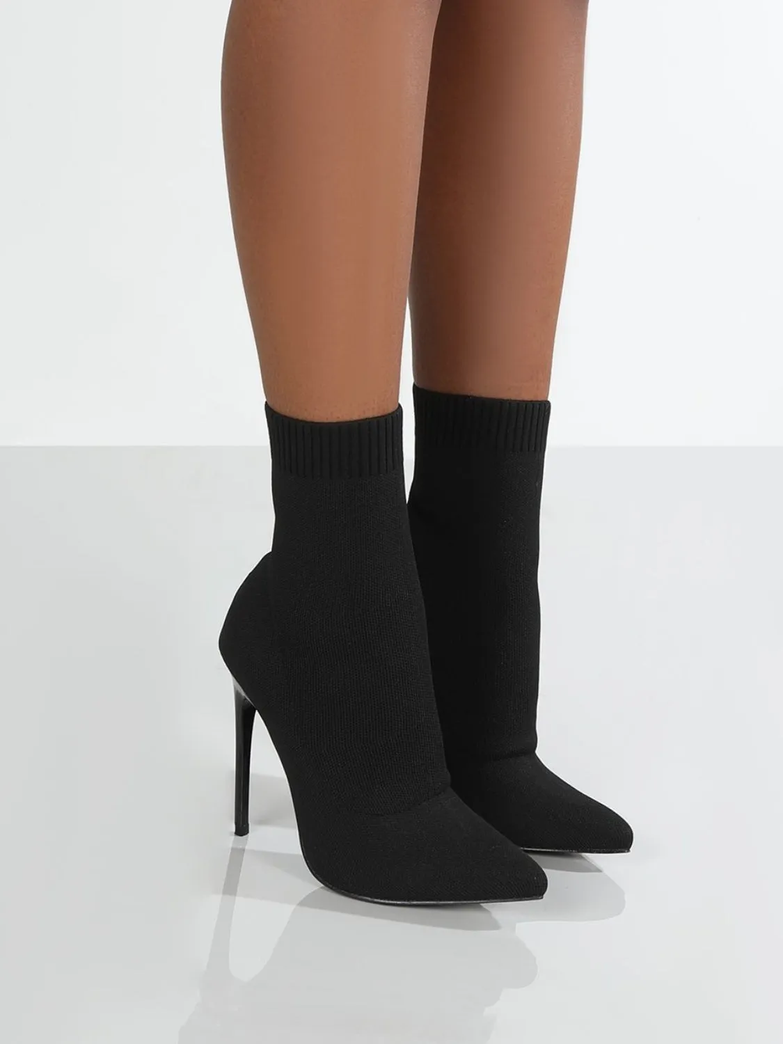 Mesh Point Toe Stiletto Boots sold by Charming Charlie