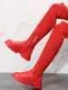 PU Leather Round Toe Platform Boots sold by Charming Charlie