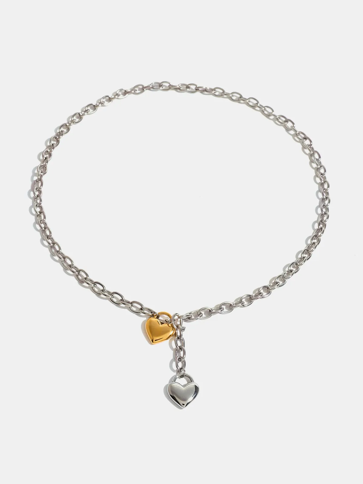 Stainless Steel Heart Chain Necklace sold by Charming Charlie product image thumbnail 2