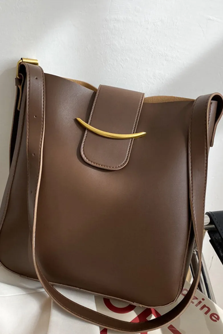 Zenana Vegan Leather Adjustable Strap Crossbody Bag sold by Charming Charlie product image thumbnail 3