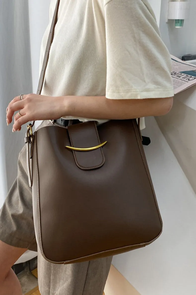 Zenana Vegan Leather Adjustable Strap Crossbody Bag sold by Charming Charlie product image thumbnail 4