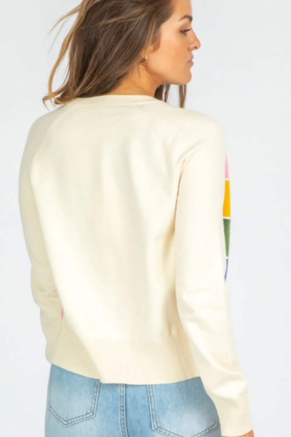 Contrast Button Down Long Sleeve Cardigan sold by Charming Charlie product image thumbnail 2