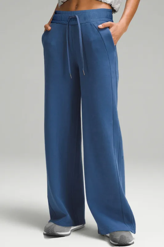 Drawstring Elastic Waist Straight Leg Pants sold by Charming Charlie