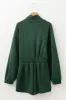 Drawstring Half Zip Long Sleeve Romper sold by Charming Charlie
