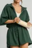Drawstring Half Zip Long Sleeve Romper sold by Charming Charlie