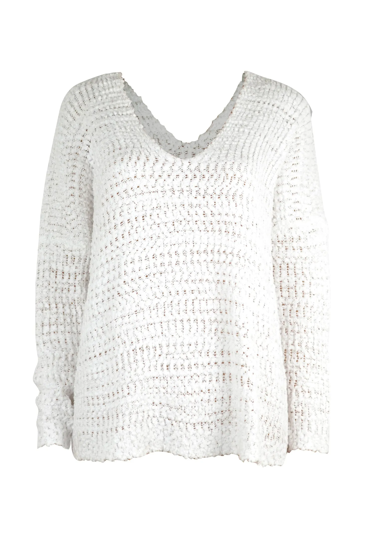 Angel Wings Single Shoulder Long Sleeve Sweater sold by Charming Charlie product image thumbnail 2