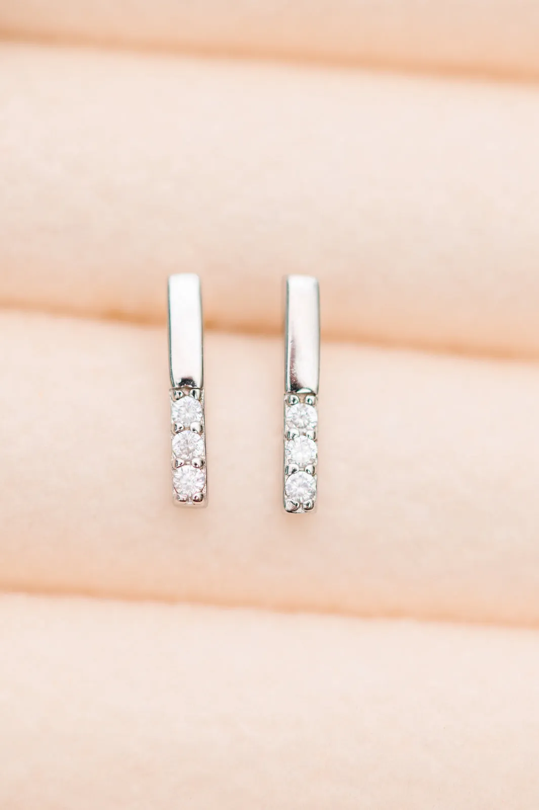 Twin Sparkle Silver Stud Earrings sold by Charming Charlie