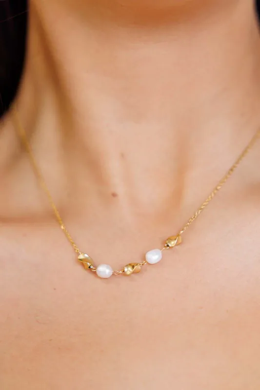 Higher Standards Pearl Necklace made by Charming Charlie