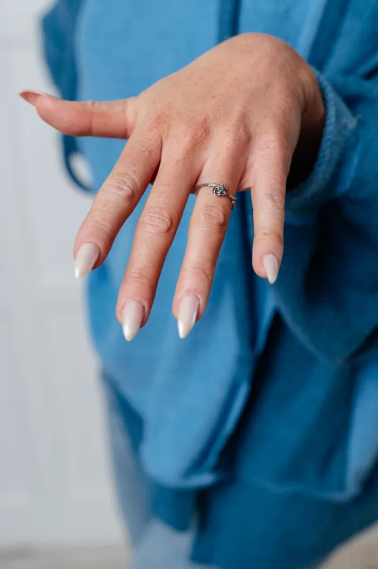 Wrapped In A Rose Ring sold by Charming Charlie