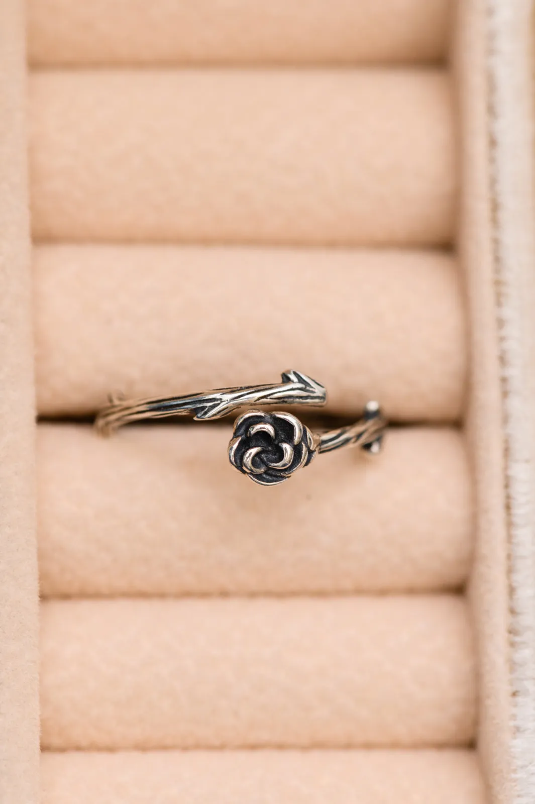 Wrapped In A Rose Ring sold by Charming Charlie product image thumbnail 3