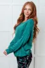 In Stitches Drop Shoulder Sweater sold by Charming Charlie